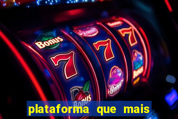 plataforma que mais paga no fortune tiger